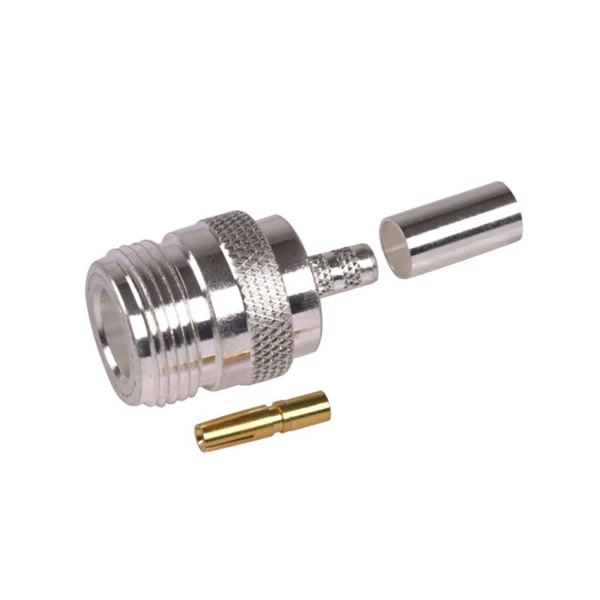 CONECTOR N HEMBRA CRIMP. RG58/LMR195