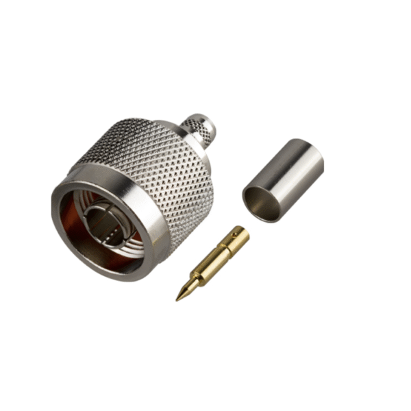 CONECTOR N MACHO  CRIMP. ANILLO P/RG58